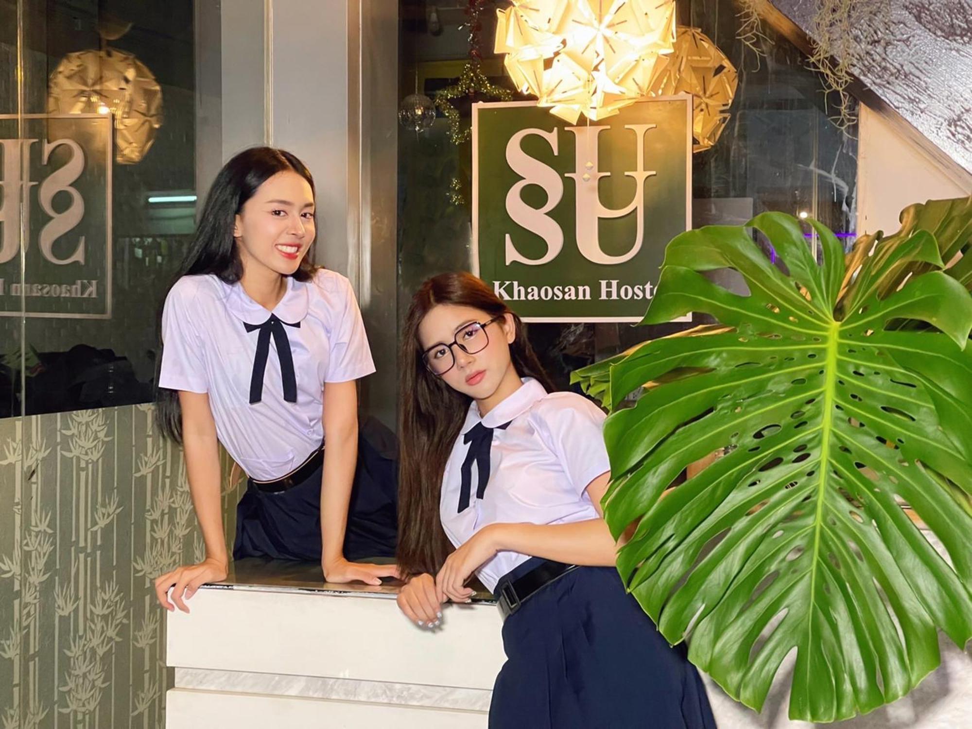 Susu Khaosan Hostel Bangkok Buitenkant foto